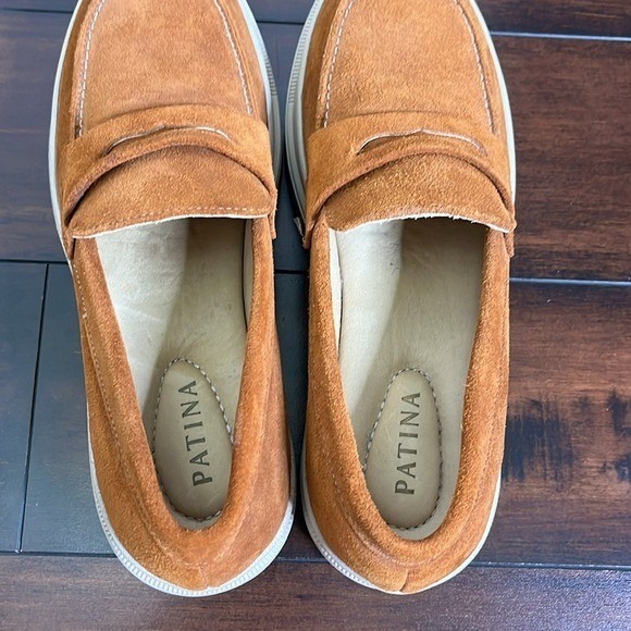 Portland Leather Women's Patina Zoe Chunky Platform Loafer size 11 Mint - Picture 8 of 15